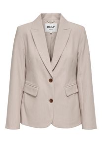 Only Damen Longblazer "ONLRAVEN LIFE L/S FIT BLAZER CC TLR"string detail:melange, modisch, Gr. 36, meliert, Obermaterial: 74% Polyester, 20% Viskose,