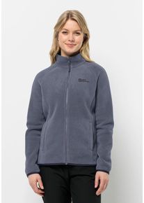Jack Wolfskin Damen Fleecejacke "MOONRISE FZ W", grau, Gr. L, OBERSTOFF 100% POLYESTER LINING 100% POLYESTER, Jacken