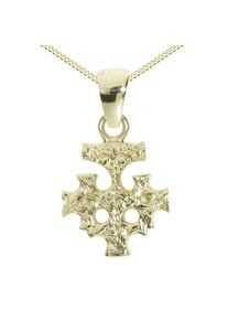 OSTSEE-SCHMUCK Damen Kette mit Anhänger "OSTSEE-SCHMUCK Kette mit Anhänger Hiddensee 15 x 13 mm", 42cm, Gelbgold 333, L: 42cm, gold, Gelbgold 333,