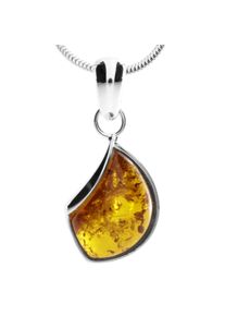 OSTSEE-SCHMUCK Damen Kette mit Anhänger "OSTSEE-SCHMUCK Kette mit Anhänger Jula 23 mm", 40cm, Silber 925 (Sterlingsilber), L: 40cm, silber, Silber