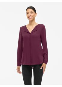 Vila Damen Blusenshirt "VILUCY L/S SHIRT - NOOS", lila, modisch, Gr. M, unifarben, Web, Obermaterial: 100% Polyester, Shirts