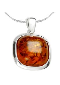 OSTSEE-SCHMUCK Damen Kette mit Anhänger "OSTSEE-SCHMUCK Kette mit Anhänger Classic 14x14 mm", 42cm, Silber 925 (Sterlingsilber), L: 42cm, silber,