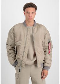 Herren Bomberjacke "Alpha Industries Men - Bomber Jackets MA-1 CS", beige, Gr. XL, Alpha Industries, Obermaterial: 100% Nylon, Futter: 100% Nylon,