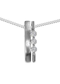 OSTSEE-SCHMUCK Damen Kette mit Anhänger "OSTSEE-SCHMUCK Kette mit Anhänger Gleiter-Alicia", 42cm, Silber 925 (Sterlingsilber), L: 42cm, silber,