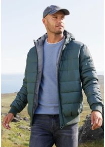 John Devin Herren Steppjacke, grün, casual, Gr. M, unifarben, Web, Obermaterial: 100% Polyester. Futter: 100% Polyester. Wattierung: 100% Polyester,