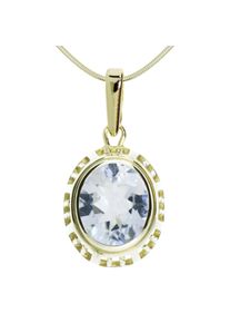 OSTSEE-SCHMUCK Damen Kette mit Anhänger "OSTSEE-SCHMUCK Kette mit Anhänger Erna Kette mit Anhänger Erna", 42cm, Gelbgold 333, L: 42cm, gold, Gelbgold