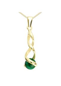 OSTSEE-SCHMUCK Damen Kette mit Anhänger "OSTSEE-SCHMUCK Kette mit Anhänger Lusia Kette mit Anhänger Lusia", 42cm, Gelbgold 333, L: 42cm, gold,