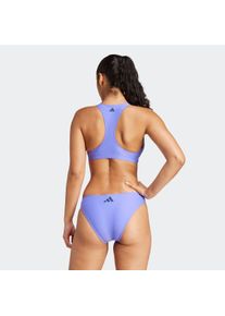 Damen Bustier-Bikini-Top "BIG BARS BIK TP", blau, sportlich, Gr. S, adidas Performance, Obermaterial: 78% Polyamid, 22% Elasthan, Bikini-Oberteile