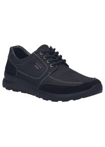 Josef Seibel Herren Schnürschuh "Marley 51", Gr. 42, schwarz, Nubukleder, Veloursleder, casual, Schuhe, Sneaker, Komfortschuh mit Wechselfußbett