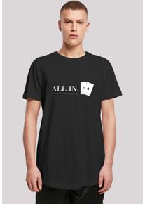 F4NT4STIC Herren T-Shirt "Poker All In Karten", schwarz, casual, Gr. XXL, Obermaterial: 100% Baumwolle, Shirts, Print