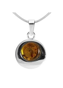 OSTSEE-SCHMUCK Damen Kette mit Anhänger "OSTSEE-SCHMUCK Kette mit Anhänger Alina 12 mm", 42cm, Silber 925 (Sterlingsilber), L: 42cm, silber, Silber