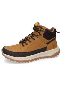 Herren Sneaker, Dockers by Gerli, Gr. 40, gold, Nubuklederimitat, sportlich, Schuhe, High Top Sneaker, Freizeitschuh mit gepolsterte Innensohle