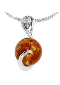 OSTSEE-SCHMUCK Damen Kette mit Anhänger "OSTSEE-SCHMUCK Kette mit Anhänger Nikola", 40cm, Silber 925 (Sterlingsilber), L: 40cm, silber, Silber 925