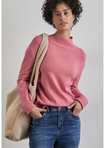 Street One Damen Strickpullover, rosa, casual, Gr. 42, unifarben, Strick, Obermaterial: 30% Polyester, 29% Polyacryl, 21% Viskose, 20% Nylon,
