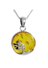 OSTSEE-SCHMUCK Damen Kette mit Anhänger "OSTSEE-SCHMUCK Kette mit Anhänger Windflüchter 16 mm", 42cm, Silber 925 (Sterlingsilber), L: 42cm, silber,