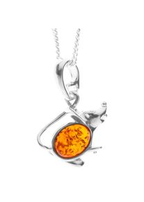 OSTSEE-SCHMUCK Damen Kette mit Anhänger "OSTSEE-SCHMUCK Kette mit Anhänger Mäuschen", 40cm, Silber 925 (Sterlingsilber), L: 40cm, silber, Silber 925