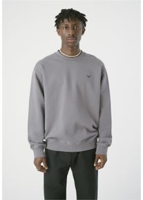 Cleptomanicx Herren Sweatshirt "Ligull Boxy", lila, casual, Gr. XL, bestickt, 100% Baumwolle, Sweatshirts, mit kleiner Möwenstickerei