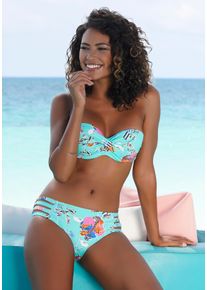 Sunseeker Damen Bikini-Hose "Jam", bunt, Gr. 34, bedruckt, floral, Microfaser, Badehosen, mit seitlichen Bändern
