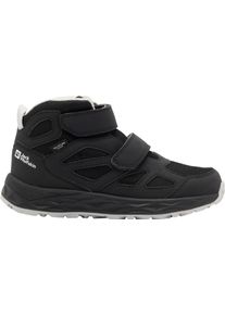 Jack Wolfskin Kinder Sneaker "WOODLAND 2 TEXAPORE MID VC K", Gr. 30, grau, Obermaterial: Synthetik / Obermaterial 2: Textile / Lining: Texapore Core