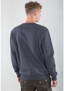 Herren Sweater "Alpha Industries Men - Sweatshirts Basic Sweatshirt SL", grau, Gr. XXL, Alpha Industries, Obermaterial: 80% Baumwolle, 20% Polyester,