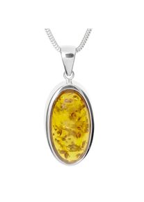 OSTSEE-SCHMUCK Damen Kette mit Anhänger "OSTSEE-SCHMUCK Kette mit Anhänger Classic 24x12 mm", 42cm, Silber 925 (Sterlingsilber), L: 42cm, silber,