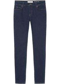 Marc O'Polo MARC O'POLO Damen 5-Pocket-Jeans "Albi", blau, casual, Gr. 27, unifarben, Denim/Jeans, Obermaterial: 89% Baumwolle, 8% Polyester, 3% Elasthan, Jeans,
