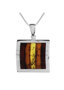 OSTSEE-SCHMUCK Damen Kette mit Anhänger "OSTSEE-SCHMUCK Kette mit Anhänger Aike Kette mit Anhänger Aike", 42cm, Silber 925 (Sterlingsilber), L: 42cm,