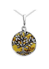 OSTSEE-SCHMUCK Damen Kette mit Anhänger "OSTSEE-SCHMUCK Kette mit Anhänger Lebensbaum 17 mm", 42cm, Silber 925 (Sterlingsilber), L: 42cm, silber,