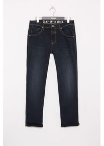 CAMP DAVID Herren 5-Pocket-Jeans, blau, casual, Gr. 31, unifarben, Denim/Jeans, Obermaterial: 89% Baumwolle, 9% Polyester, 2% Elasthan, Jeans, mit