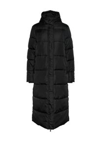 Pieces Damen Steppmantel "PCMADDIE LONG PUFFER JACKET NOOS BC", schwarz, modisch, Gr. XL, unifarben, Steppware, Obermaterial: 100% Polyester, Mäntel