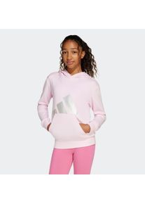 Kinder Kapuzensweatshirt "JG GLAM HD", pink, sportlich, Gr. 170, adidas Sportswear, Obermaterial: 55% Baumwolle, 36% Polyester, 9% Viskose,