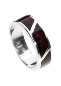OSTSEE-SCHMUCK Damen Fingerring "OSTSEE-SCHMUCK Ring Byrte Ring Byrte", Gr. 58 (18,5), Silber 925 (Sterlingsilber), silber, Silber 925