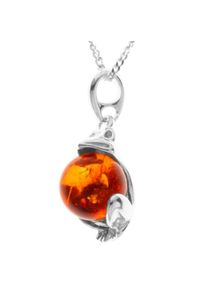 OSTSEE-SCHMUCK Damen Kette mit Anhänger "OSTSEE-SCHMUCK Kette mit Anhänger Frosch", 42cm, Silber 925 (Sterlingsilber), L: 42cm, silber, Silber 925