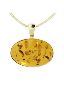 OSTSEE-SCHMUCK Damen Kette mit Anhänger "OSTSEE-SCHMUCK Kette mit Anhänger Classic 24x16 mm", 42cm, Gelbgold 333, L: 42cm, gold, Gelbgold 333,