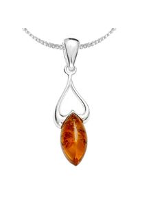 OSTSEE-SCHMUCK Damen Kette mit Anhänger "OSTSEE-SCHMUCK Kette mit Anhänger Charlotte", 42cm, Silber 925 (Sterlingsilber), L: 42cm, silber, Silber 925
