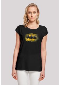 F4NT4STIC Damen T-Shirt "DC Comics Batman Logo", schwarz, casual, Gr. XXL, Obermaterial: 100% Baumwolle, Shirts, Print