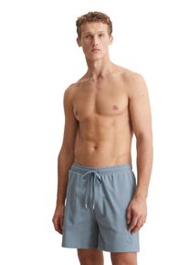 Marc O'Polo MARC O'POLO Damen Shorts "Mix & Match Cotton", Gr. S, blau, Single Jersey, Obermaterial: 100% Baumwolle, gemustert, casual, Hosen, mit elastischem