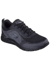 Skechers Herren Sneaker "TRACK-GLENDOR", Gr. 44, schwarz, Textil, Synthetik, unifarben, sportlich, Schuhe, Trainingsschuh, Schnürschuh, Freizeitschuh