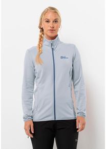 Jack Wolfskin Damen Fleecejacke "KOLBENBERG FZ W", blau, Gr. L, OBERSTOFF: 95% POLYESTER, 5% ELASTHAN; Futter: 100% POLYESTER, Jacken