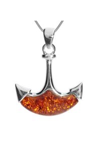 OSTSEE-SCHMUCK Damen Kette mit Anhänger "OSTSEE-SCHMUCK Kette mit Anhänger Anker Kette mit Anhänger Anker", 42cm, Silber 925 (Sterlingsilber), L: