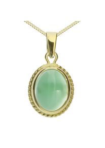 OSTSEE-SCHMUCK Damen Kette mit Anhänger "OSTSEE-SCHMUCK Kette mit Anhänger Jolin Kette mit Anhänger Jolin", 42cm, Gelbgold 333, L: 42cm, gold,
