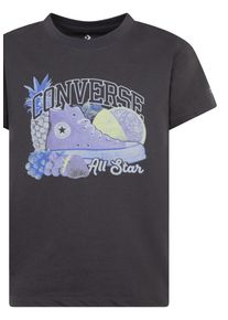 Converse Kinder T-Shirt "CNVG SS CHUCK AND FRUIT T SHIR", grau, Gr. 122, Obermaterial: 100% Baumwolle, Shirts, für Kinder