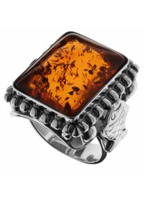 OSTSEE-SCHMUCK Damen Fingerring "OSTSEE-SCHMUCK Ring Fischland 18x15 mm Ring Fischland 18x15 mm", Gr. 68 (21,7), Silber 925 (Sterlingsilber), silber,