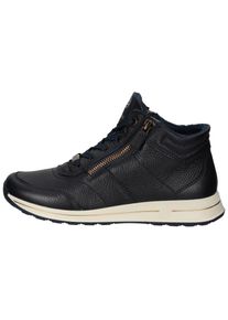 Ara Damen Sneaker "Ara Sneaker Leder", Gr. 44, blau, Leder, casual, Schuhe