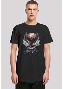 F4NT4STIC Herren T-Shirt "Basketball Adler", schwarz, casual, Gr. XXL, Obermaterial: 100% Baumwolle, Shirts, Print