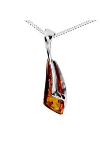 OSTSEE-SCHMUCK Damen Kette mit Anhänger "OSTSEE-SCHMUCK Kette mit Anhänger Tilde Kette mit Anhänger Tilde", 45cm, Silber 925 (Sterlingsilber), L: