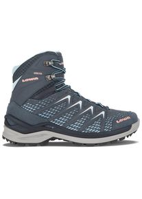 Lowa Innox Pro GTX Mid Wanderschuhe Damen Wandern (Gr 37,5 |blau |wasserdicht)
