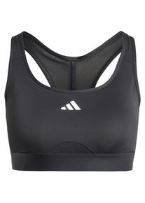 Adidas Powerreact Bra Sport-BH Damen (Gr XS |grau)
