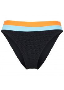Seafolly Slice of Splice Spliced High Rise Bikini-Bottom Damen (Gr 6 |schwarz)