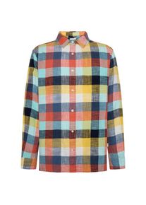 KnowledgeCotton Apparel Loose Fit Checkered Slub Shirt Hemd Herren (Gr L |bunt)